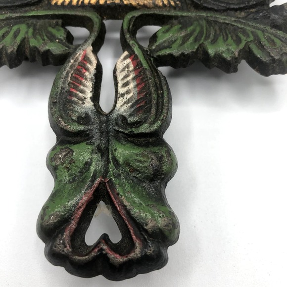 Vintage Hand-Painted Iron‎ Trivet - Picture 3 of 6